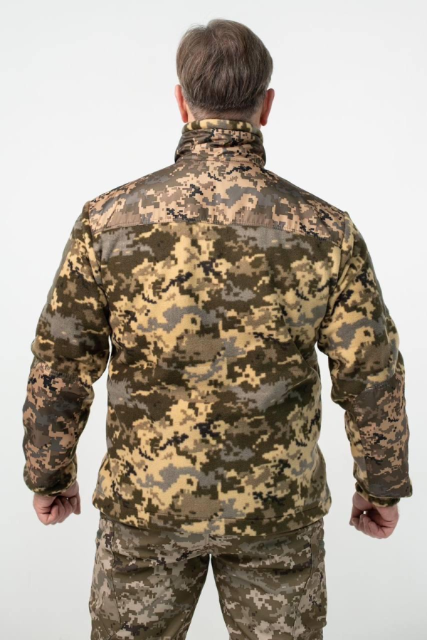 Флісова Кофта МІКРОФЛІС Піксель Military