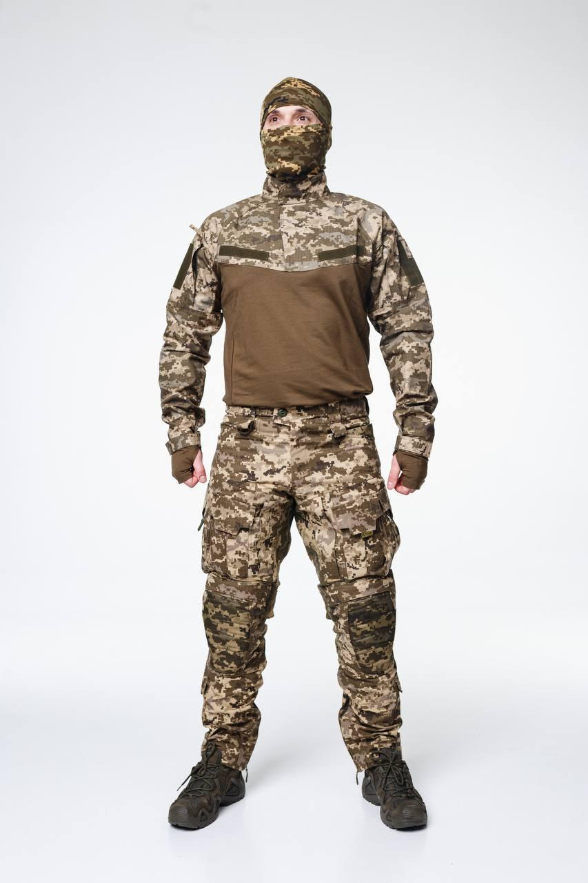 Тактично-польові штани з наколінниками KS-PRO Military, Піксель мм14