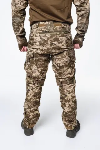 Тактично-польові штани з наколінниками KS-PRO Military, Піксель мм14
