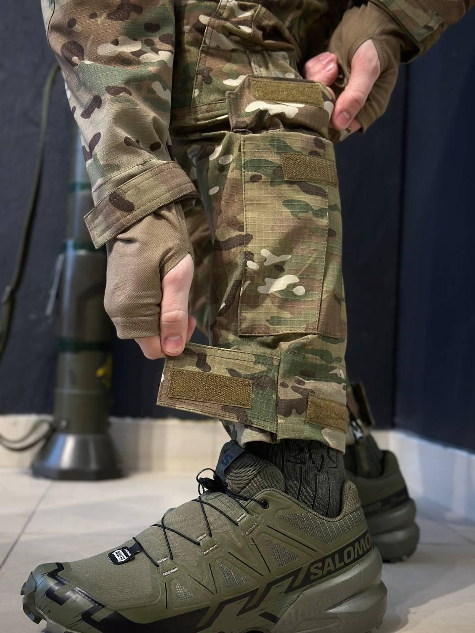 Тактично-польові штани з наколінниками KS-PRO Military, мультикам MTP