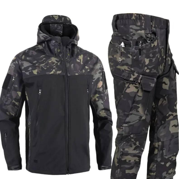 Костюм Чорний мультикам софтшел Gman Soft Shell на флісі