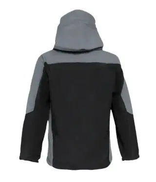 Костюм Сірий з чорний софтшел Gman Soft Shell на флісі