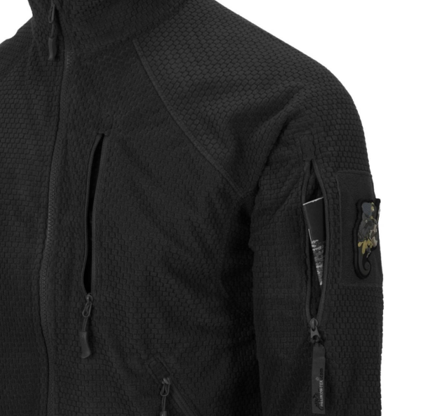 Флісова кофта Helikon Alpha Tactical - Black