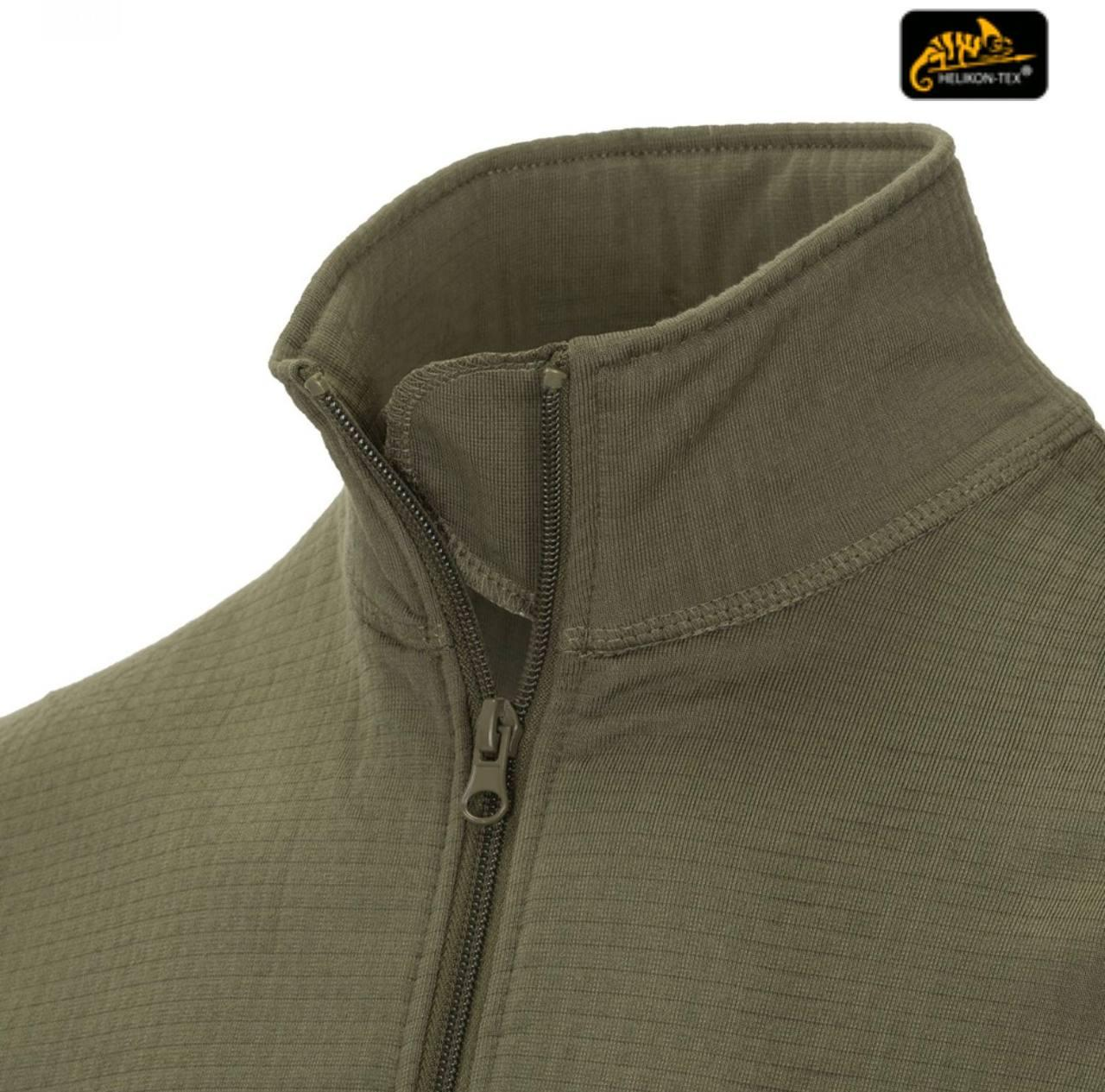 Термоактивна футболка Helikon US LVL 2 Long Sleeve - Olive Green