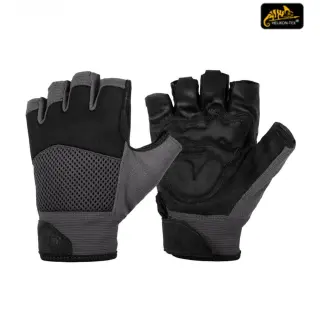 Рукавиці Helikon HALF FINGER MK2 Чорний/Сірий