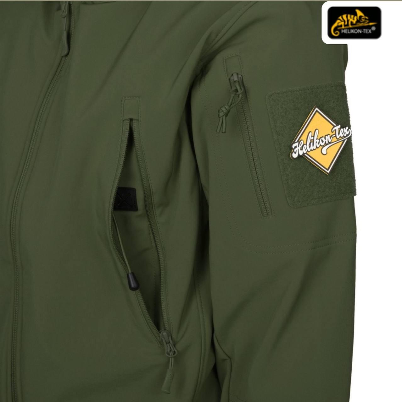 Куртка тактична Helikon-Tex Gunfighter SharkSkin Taiga Green Original✅