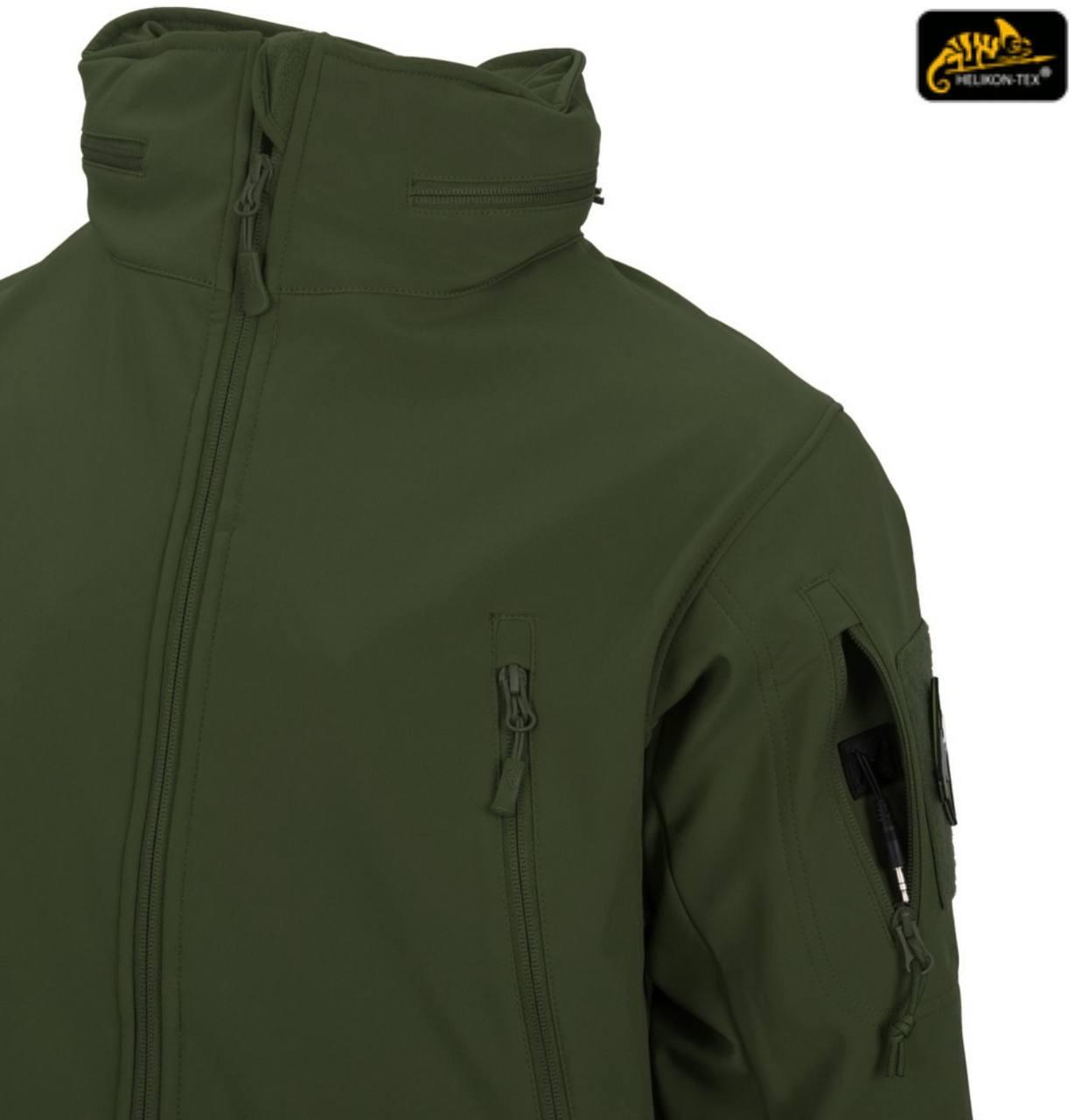 Куртка тактична Helikon-Tex Gunfighter SharkSkin Taiga Green Original✅