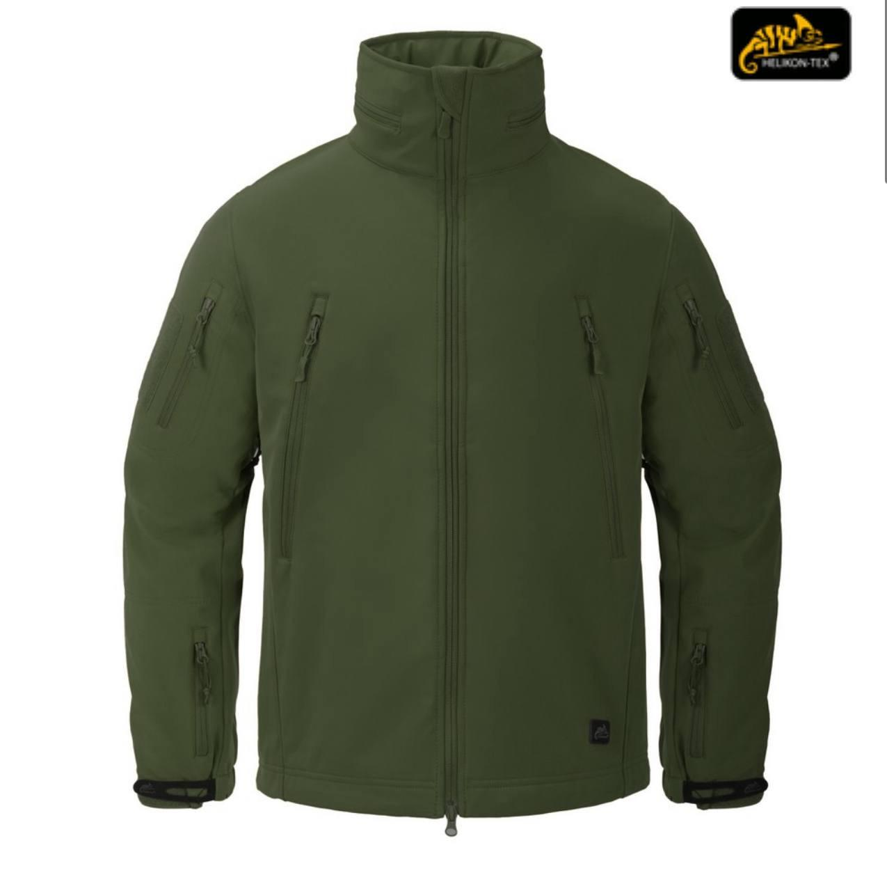 Куртка тактична Helikon-Tex Gunfighter SharkSkin Taiga Green Original✅