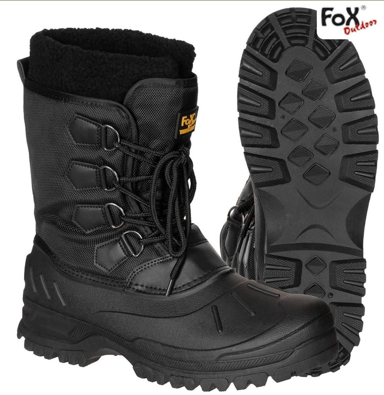Зимові черевики Fox Outdoor Thermo Boots Black🇩🇪🇩🇪🇩🇪