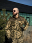 Флісова кофта Піксель з Оливковими вставками 3D сітка mm14 Military - Фото 1