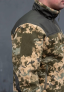 Флісова кофта Піксель з Оливковими вставками 3D сітка mm14 Military - Фото 8