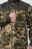 Флісова кофта Піксель з Оливковими вставками 3D сітка mm14 Military - Фото 15