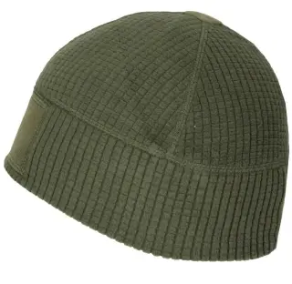 Шапка Helikon Range Beanie Grid Fleece - олива.