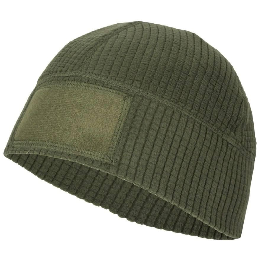 Шапка Helikon Range Beanie Grid Fleece - олива.