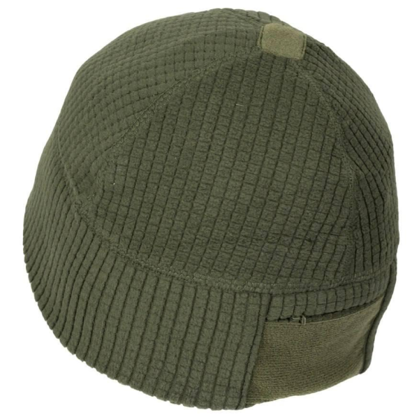 Шапка Helikon Range Beanie Grid Fleece - олива.