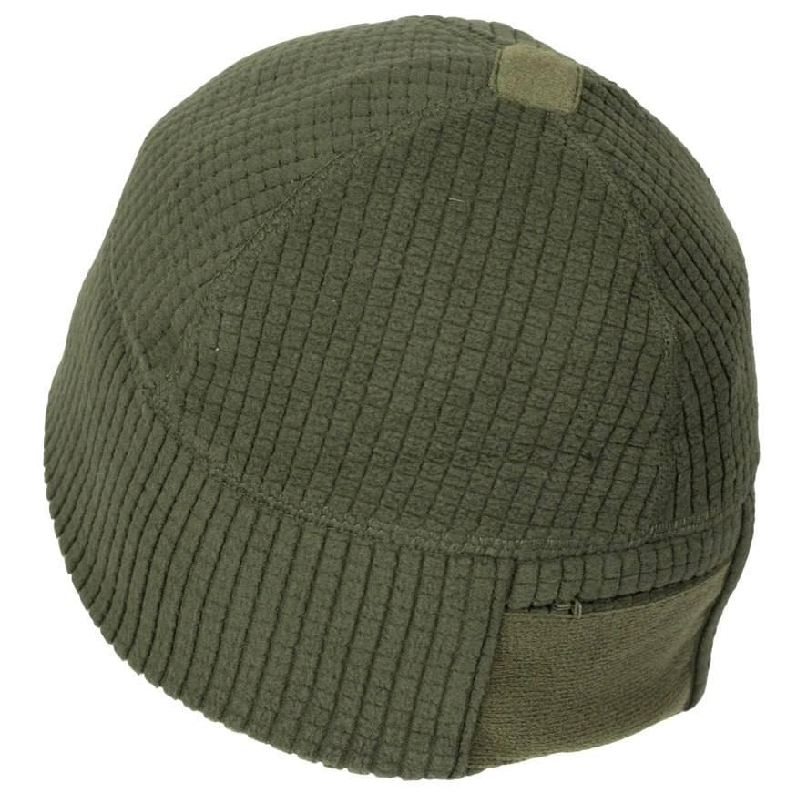 Шапка Helikon Range Beanie Grid Fleece - олива.