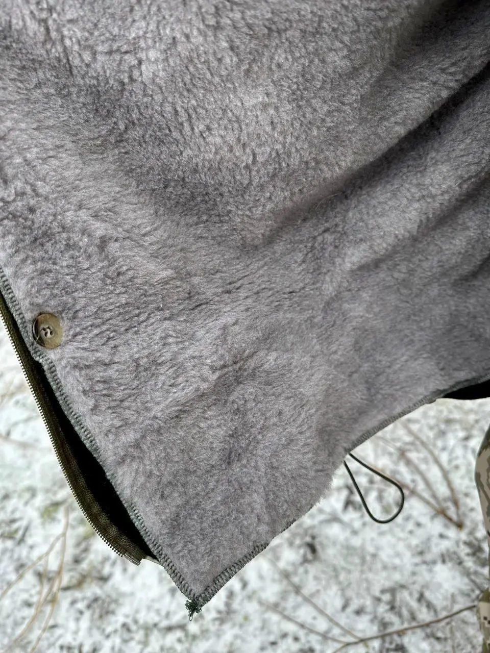 Бушлат піксель з знімним хутром v2