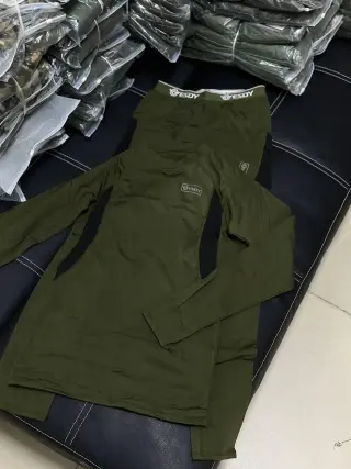 Комплект 3 в 1 Vanguard олива Olive 🇺🇸 Костюм Софт Шел + Термобілизна Esdy +убакс