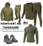 Комплект 4 в 1 Vanguard олива 🇺🇸 Костюм Olive Софт Шел + Термобілизна Esdy + Ботінки Esdy Автошнурівка +Убакс Esdy - Фото 1