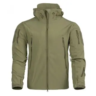 Комплект 2 в 1 Olive Vanguard олива USA 🇺🇸 Костюм Софт Шел + Термобілизна Esdy