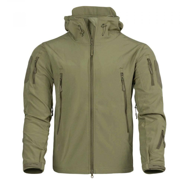 Комплект 2 в 1 Olive Vanguard олива USA 🇺🇸 Костюм Софт Шел + Термобілизна Esdy