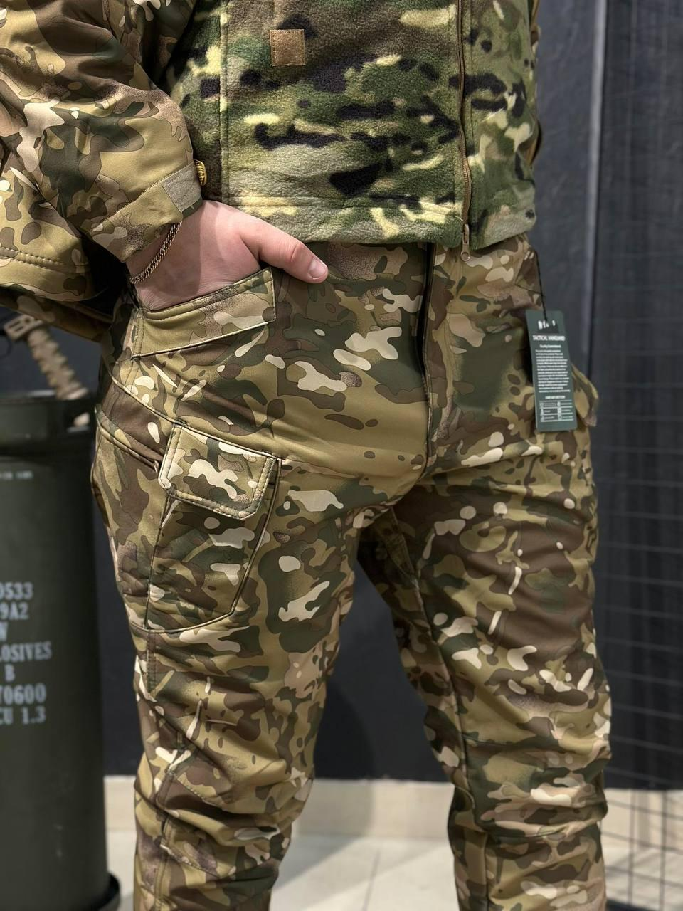 Комплект 2 в 1 Vanguard Мультикам USA 🇺🇸 Костюм Софт Шел + Термобілизна Esdy