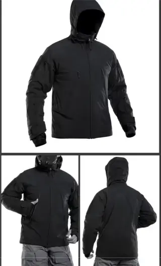 Delta 4.0 Black Winter Tactical Jacket