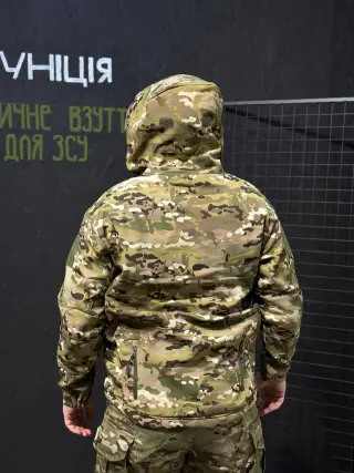 Tactical Softshell Jacket Multicam Fleece-Insulated
