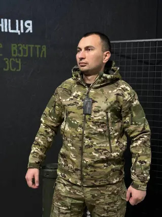 Tactical Softshell Jacket Multicam Fleece-Insulated