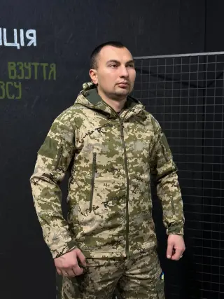 Tactical Softshell Jacket Pixel Fleece-Insulated mm14