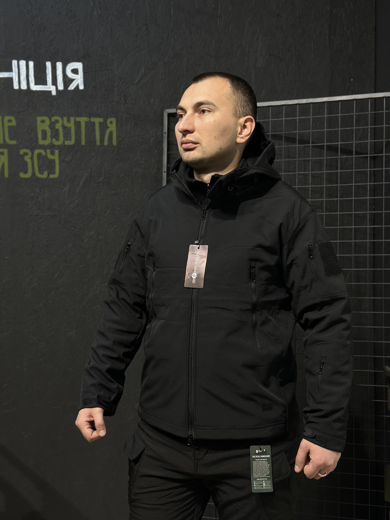 Тактичний Костюм Tactical VANGUARD Чорний Black