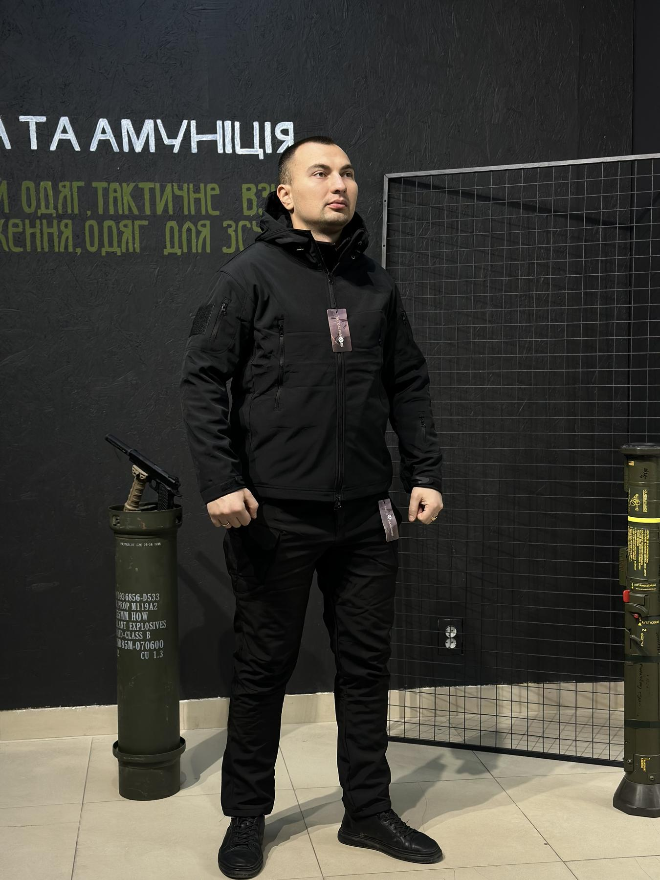 Тактичний Костюм Tactical VANGUARD Чорний Black