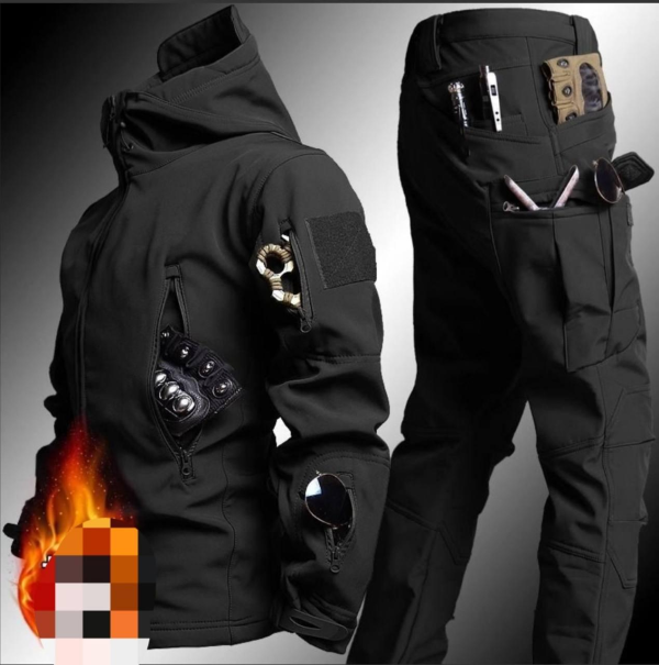 Оновлений Костюм Soft Shell Esdy 5.0 чорний Black
