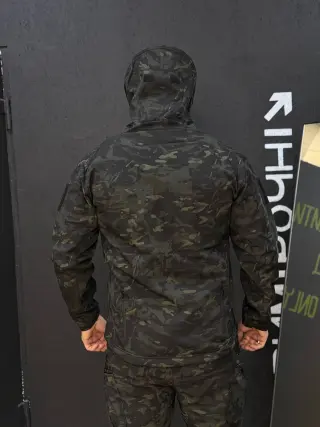 Костюм софтшел Gwild чорний мультикам Soft Shell на флісі