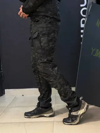 Костюм софтшел Gwild чорний мультикам Soft Shell на флісі