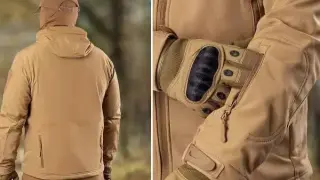 Куртка софтшел Gwild койот Soft Shell на флісі