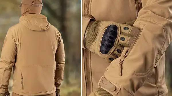 Куртка софтшел Gwild койот Soft Shell на флісі - Фото 4