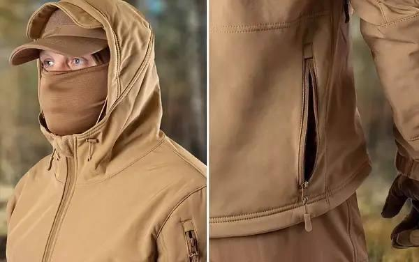 Куртка софтшел Gwild койот Soft Shell на флісі - Фото 2