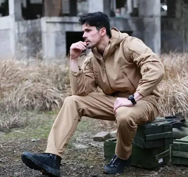 Куртка софтшел Gwild койот Soft Shell на флісі - Фото 6