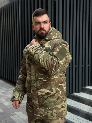 Warm Winter Jacket B&L Multicam Omni-Heat