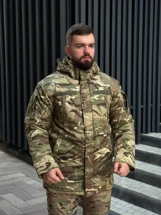 Warm Winter Jacket B&L Multicam Omni-Heat