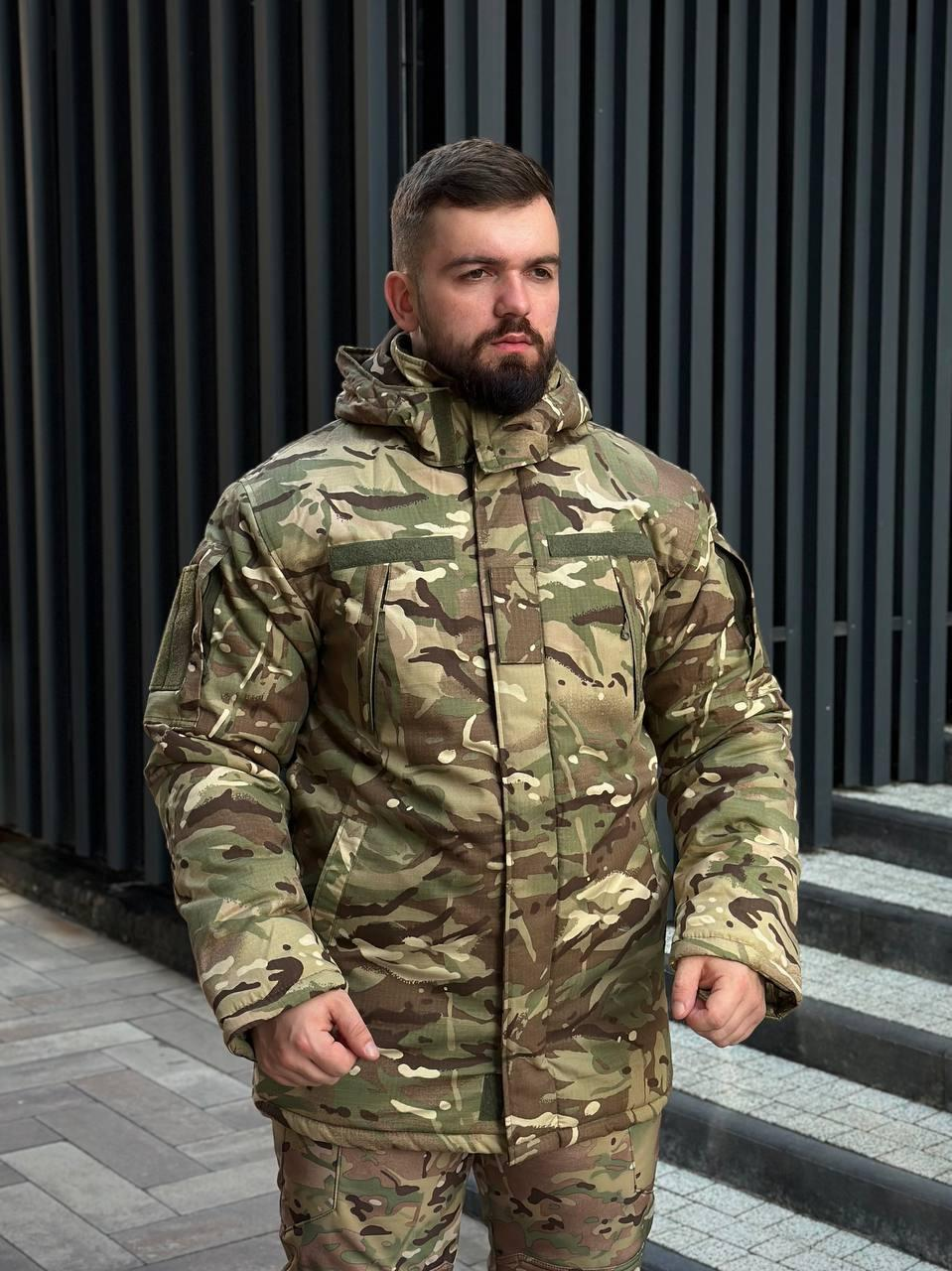 Теплий Зимовий Бушлат B&L мультикам Омні Хіт