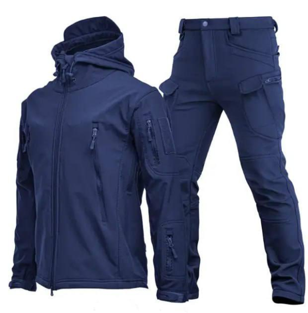 Костюм софтшел Gwild Синій Soft Shell на флісі