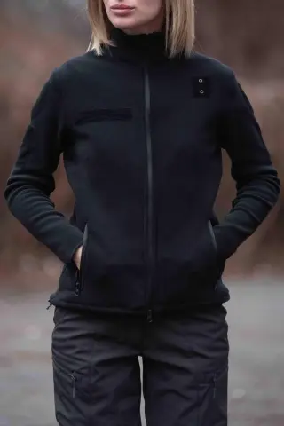 Кофта жіноча чорна Military Polartec Black Поліція