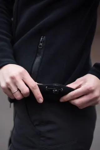 Кофта жіноча чорна Military Polartec Black Поліція