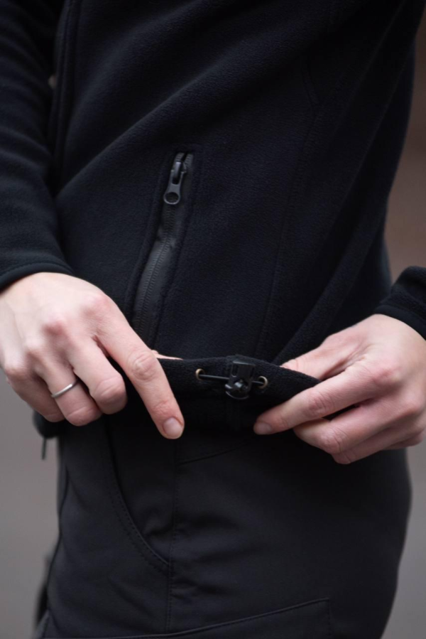 Кофта жіноча чорна Military Polartec Black Поліція