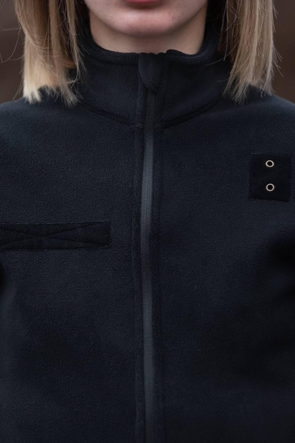 Кофта жіноча чорна Military Polartec Black Поліція