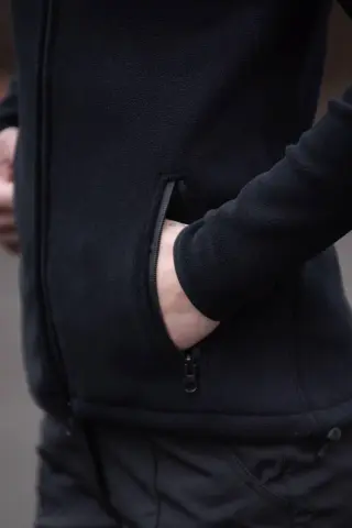 Кофта жіноча чорна Military Polartec Black Поліція