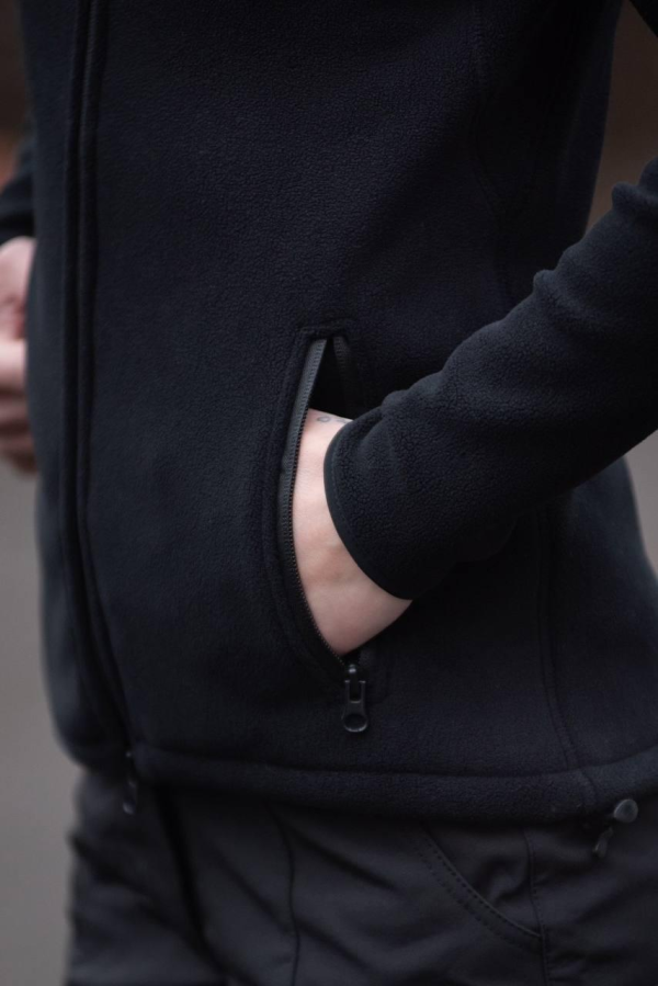 Кофта жіноча чорна Military Polartec Black Поліція