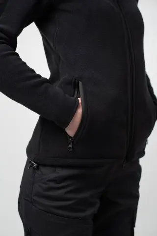 Кофта жіноча чорна Military Polartec Black Поліція